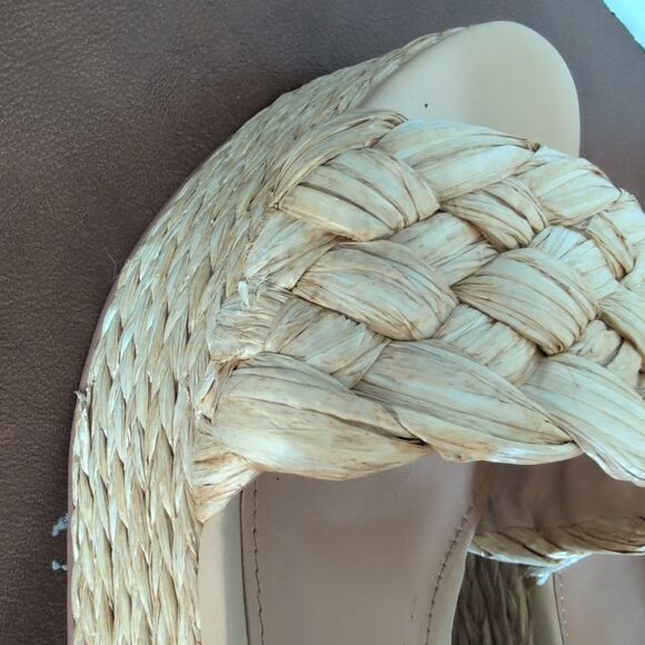 Marc Fisher Steel Platform Sandal, Women's Size 10M, Light Natural New - Picture 11 of 15